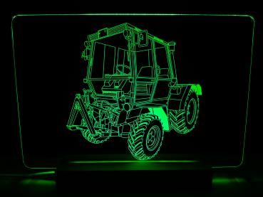 Intrac 2004 Oldtimer Traktor LED Schild